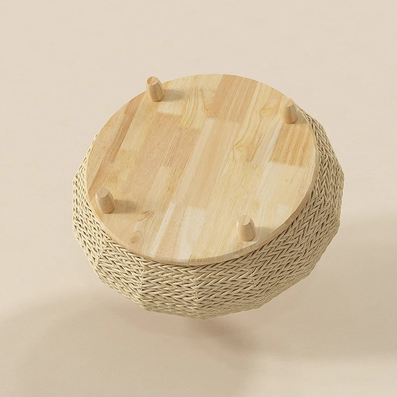 Páipéar Kraft Nádúrtha Lámhdhéanta Nest leaba madraí cat fite Páipéar Kraft Nádúrtha Lámhdhéanta Nest leaba madraí cat fite