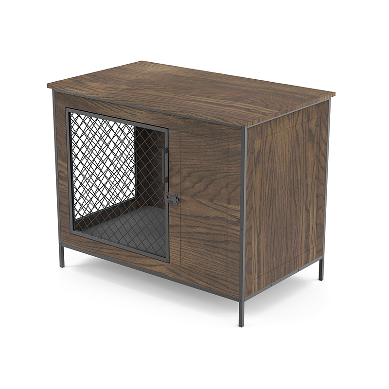 Tábla deireadh madraí faoi dhíon tábla troscán adhmaid cage madra Tábla deireadh madraí faoi dhíon tábla troscán adhmaid cage madra