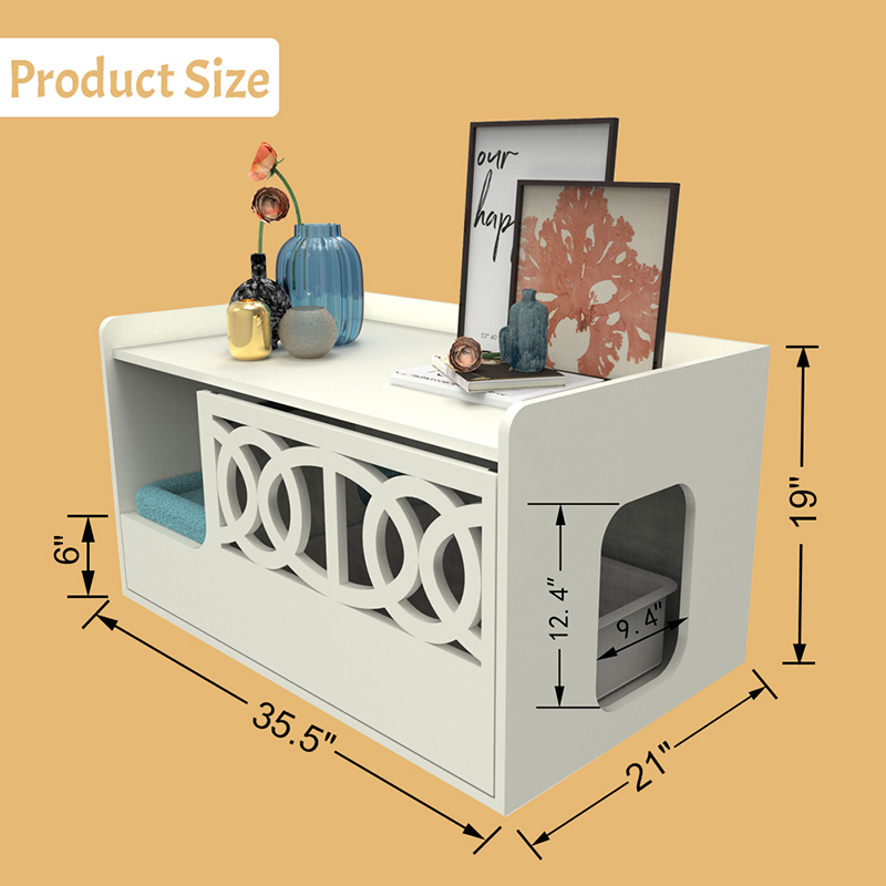 Leithris Níochán Hidden Enclet Fálú Bruscair Bruscair Troscán Caibinéid Cat Cage Leithris Níochán Hidden Enclet Fálú Bruscair Bruscair Troscán Caibinéid Cat Cage