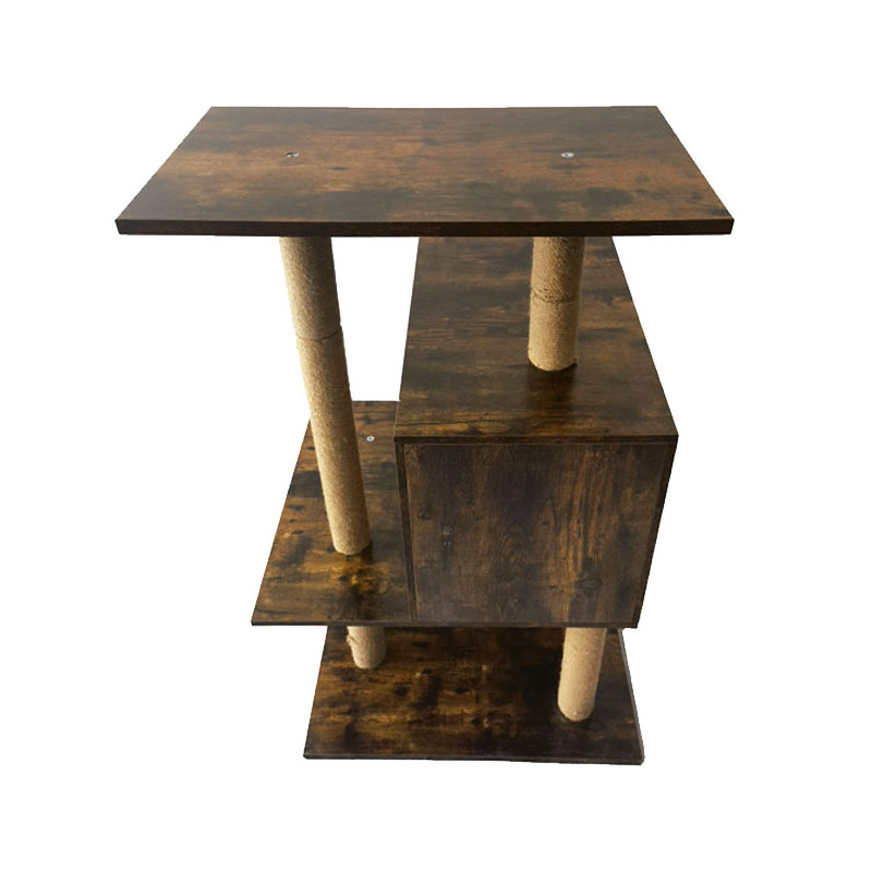 Teach Túr Túr Adhmaid Poist Scratching Scratching Poist Fráma Dreapadóireachta Crann Cat Teach Túr Túr Adhmaid Poist Scratching Scratching Poist Fráma Dreapadóireachta Crann Cat