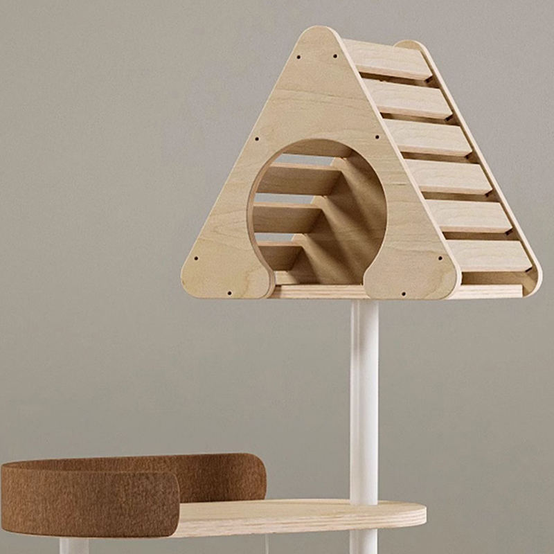 Túr Túr Geoiméadrach Geoiméadrach Adhmaid Crann Cat Nead Condo faoi Dhíon Condo Túr Túr Geoiméadrach Geoiméadrach Adhmaid Crann Cat Nead Condo faoi Dhíon Condo