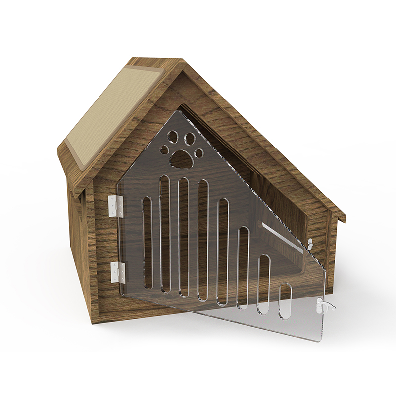 Cage Cat Troscán Tí Nua -A adhmaid faoi Dhíon le Bord Scríobhaithe Cage Cat Troscán Tí Nua -A adhmaid faoi Dhíon le Bord Scríobhaithe