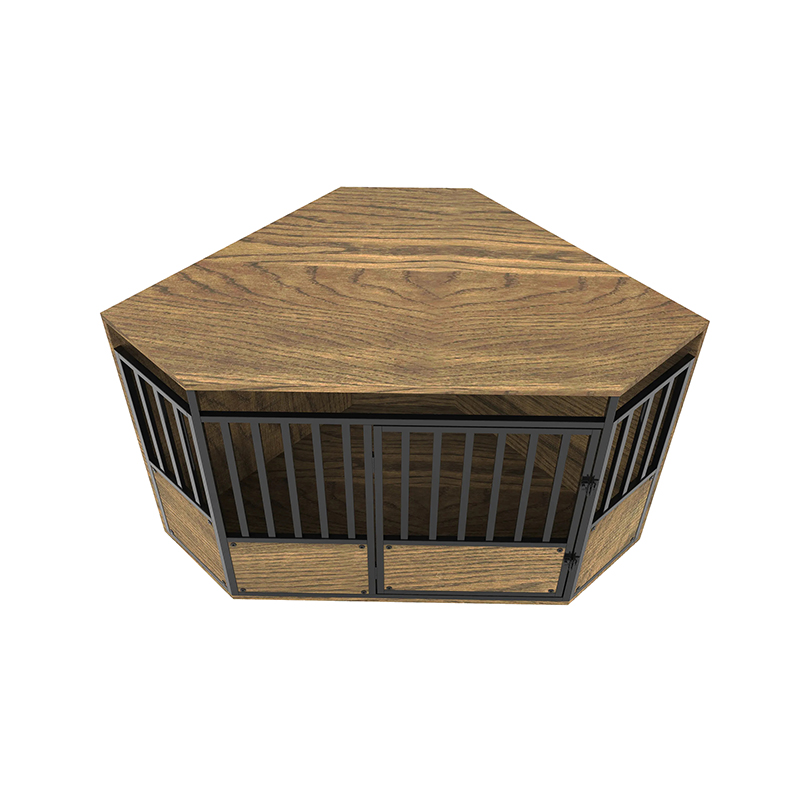 Tábla cúinne troscán faoi dhíon caighean mór madraí adhmaid Tábla cúinne troscán faoi dhíon caighean mór madraí adhmaid