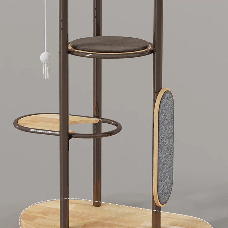 Urlár go Síleáil Arda Ard -Adhmad Crann Cat Crann Túr Túr Crann le Ciseán Codlata Urlár go Síleáil Arda Ard -Adhmad Crann Cat Crann Túr Túr Crann le Ciseán Codlata