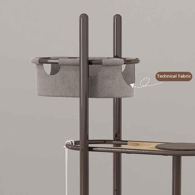 Urlár go Síleáil Arda Ard -Adhmad Crann Cat Crann Túr Túr Crann le Ciseán Codlata Urlár go Síleáil Arda Ard -Adhmad Crann Cat Crann Túr Túr Crann le Ciseán Codlata