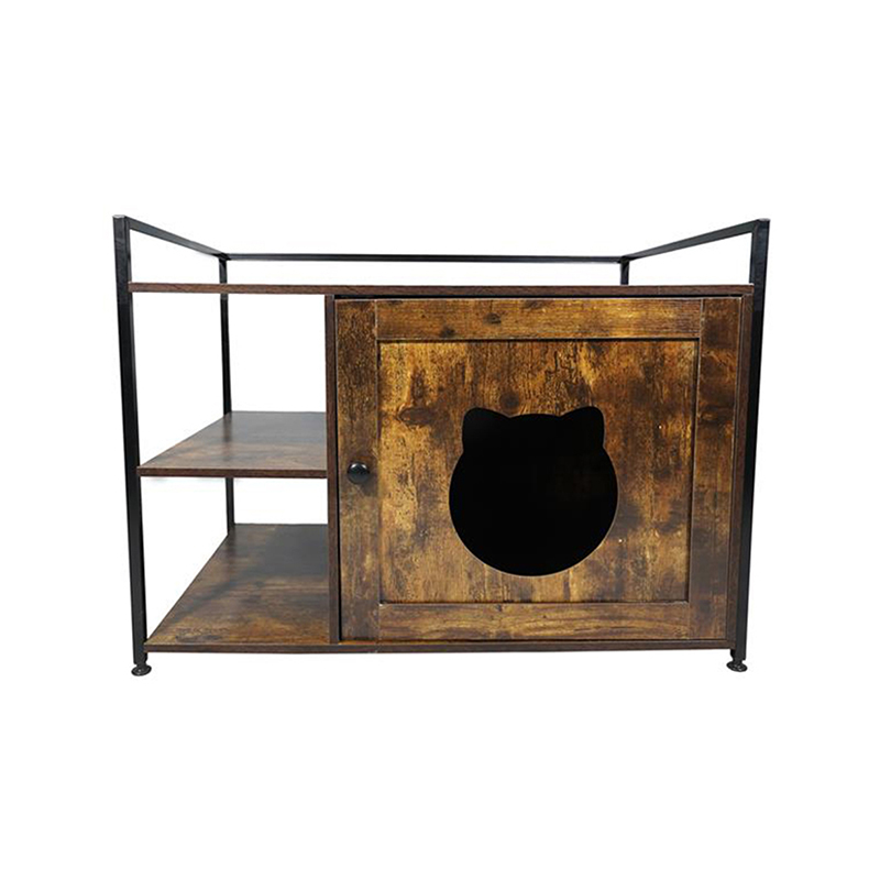 Cait stíl troscáin cage le comh -aireachta bruscair seilf stórála