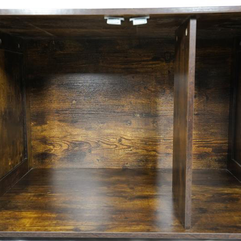 Cait Stíl Troscáin Cait Taobh Tábla Cage Comh -Aireachta bruscair le roinnteoir Cait Stíl Troscáin Cait Taobh Tábla Cage Comh -Aireachta bruscair le roinnteoir