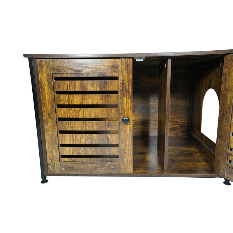 Cait Stíl Troscáin Cait Taobh Tábla Cage Comh -Aireachta bruscair le roinnteoir Cait Stíl Troscáin Cait Taobh Tábla Cage Comh -Aireachta bruscair le roinnteoir