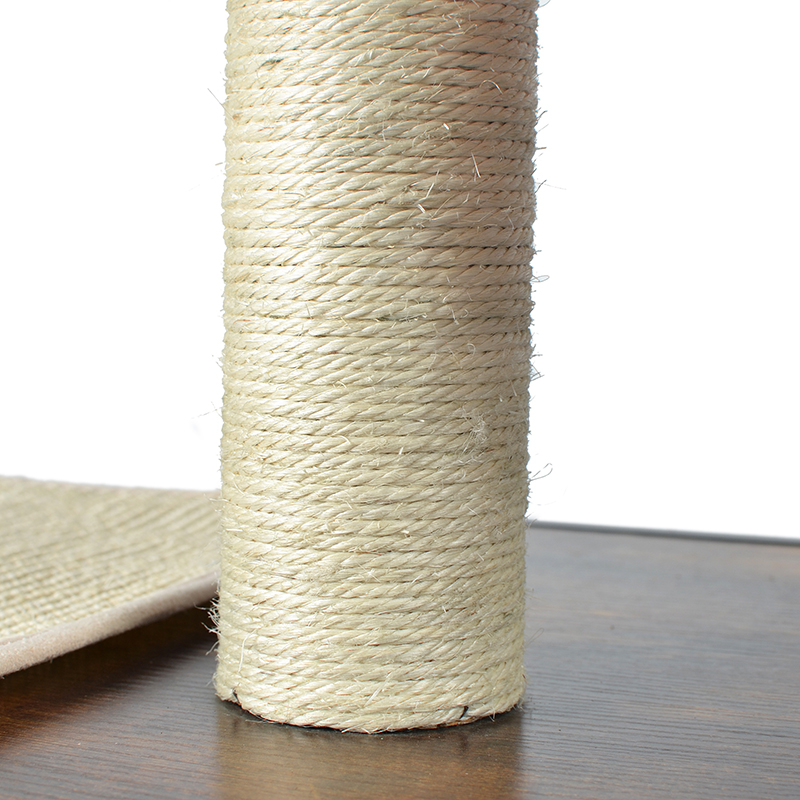 Adhmad nua -aimseartha agus cat miotail Túr Túr faoi Dhíon le Hammock Adhmad nua -aimseartha agus cat miotail Túr Túr faoi Dhíon le Hammock